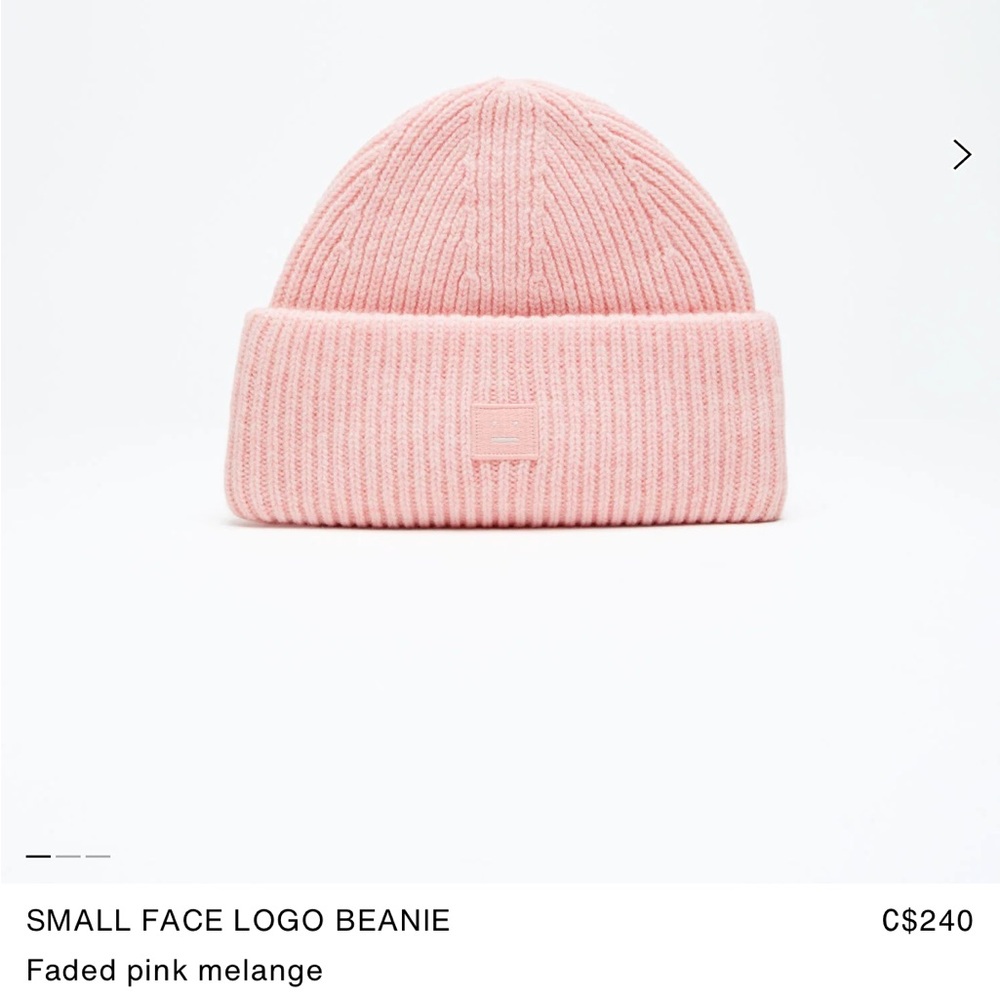 NWT authentic acne studios beanie
